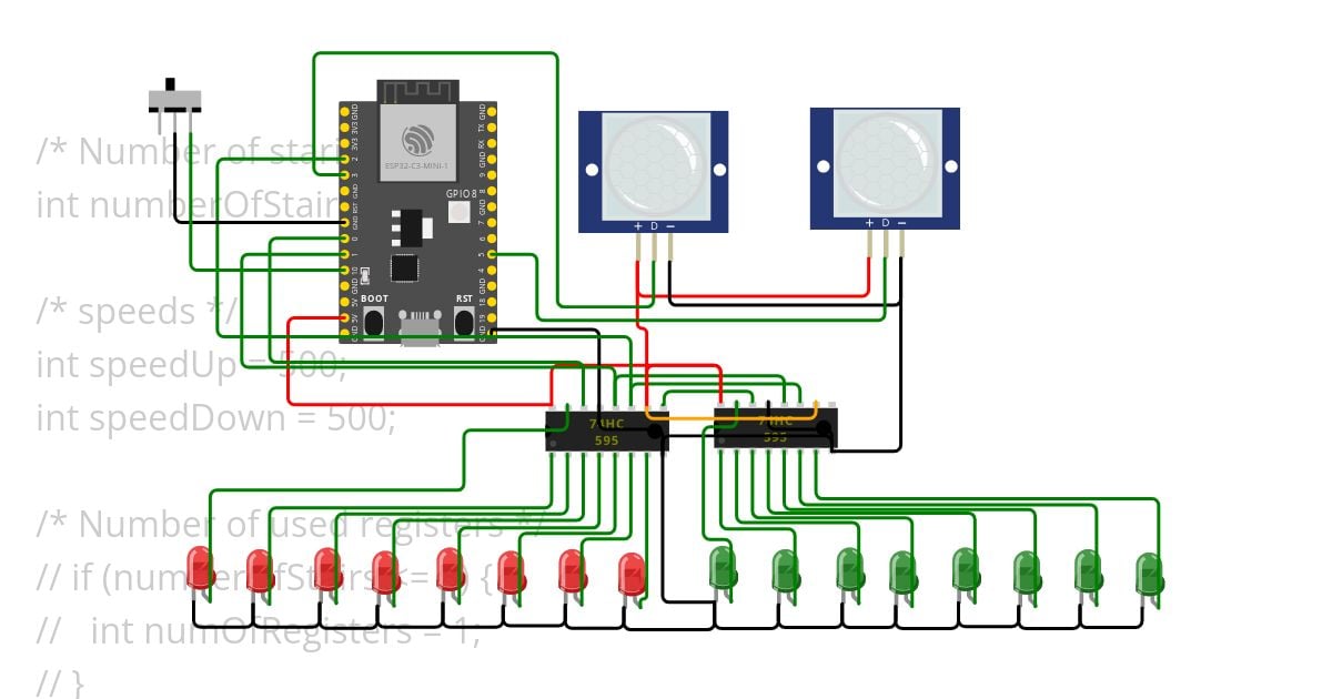 esp32 Step Light system v2.ino simulation