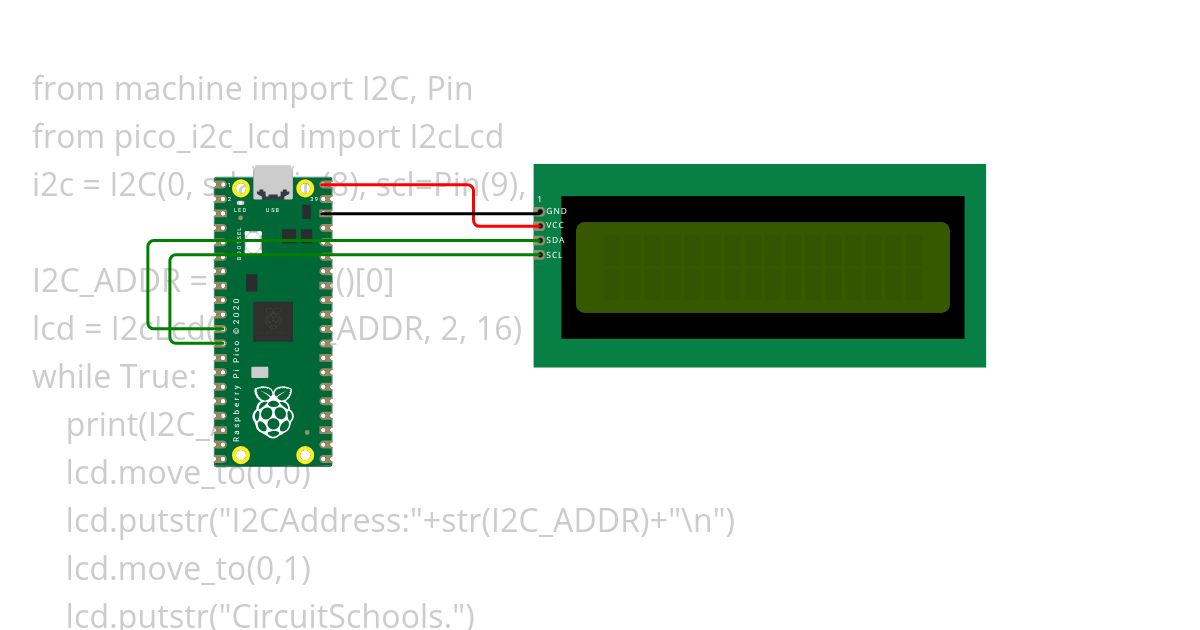 pi pico LCD_print slowly simulation