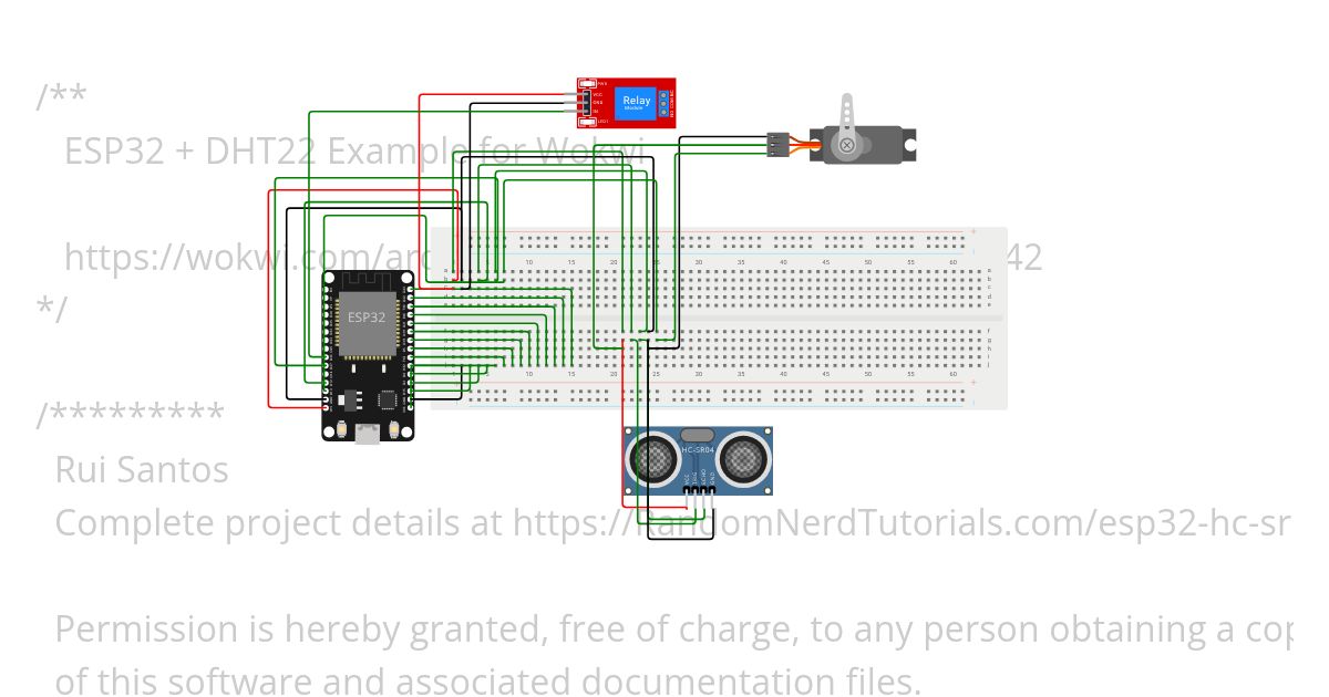 ELIND WATER SENSOR simulation