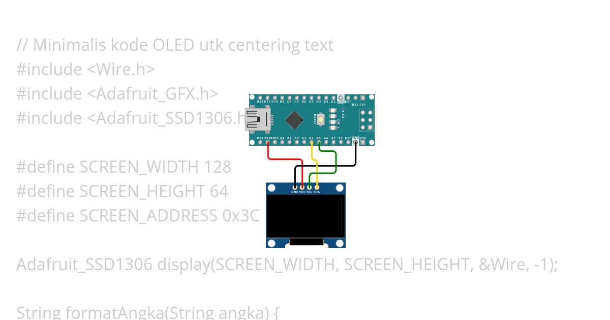 CenteringText simulation