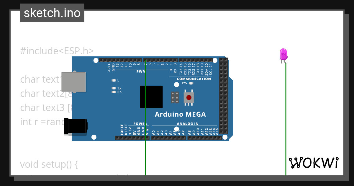 Wokwi - Online ESP32, STM32, Arduino Simulator