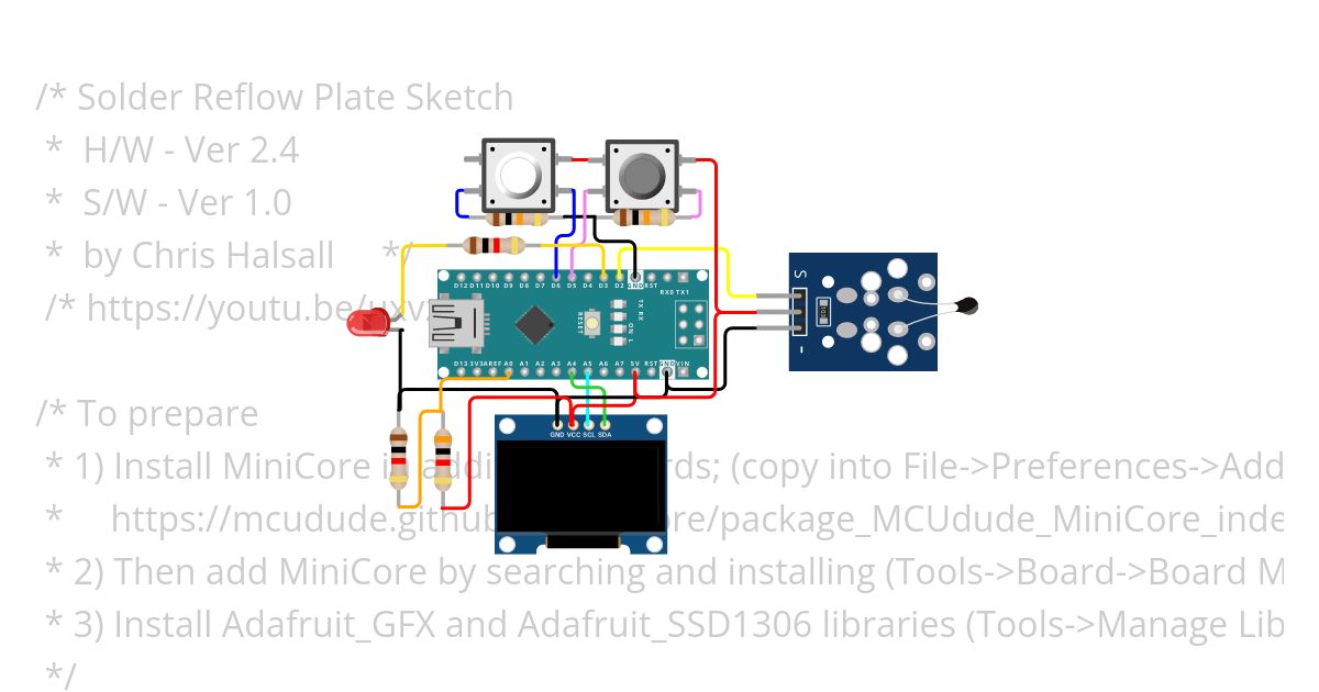 Solder Reflow Plate v2.4 simulation