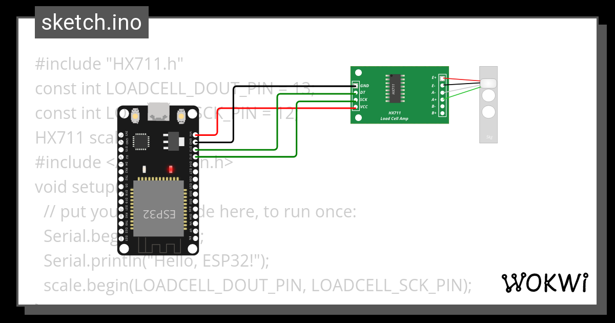 Multi Load Cell Wokwi Esp32 Stm32 Arduino Simulator Nbkomputer 9555