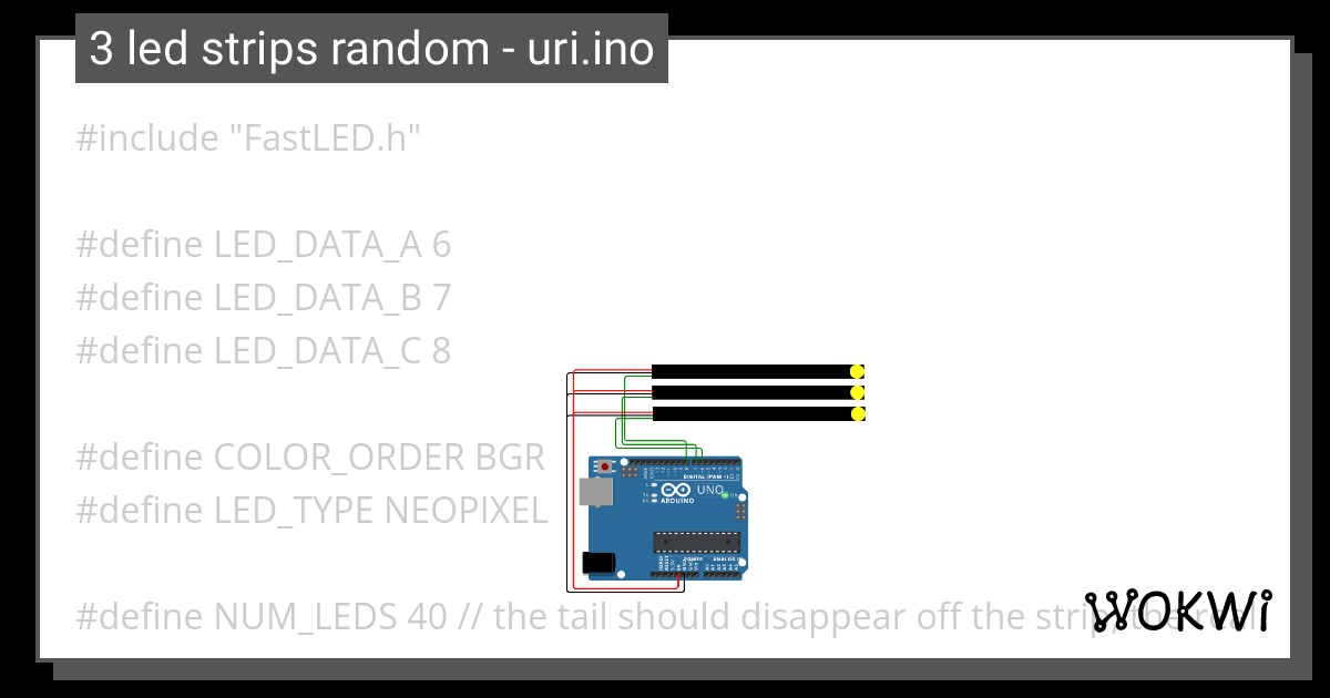 Led Strip Random Ua Colour Fade Wokwi Esp32 Stm32 Arduino Simulator 2022