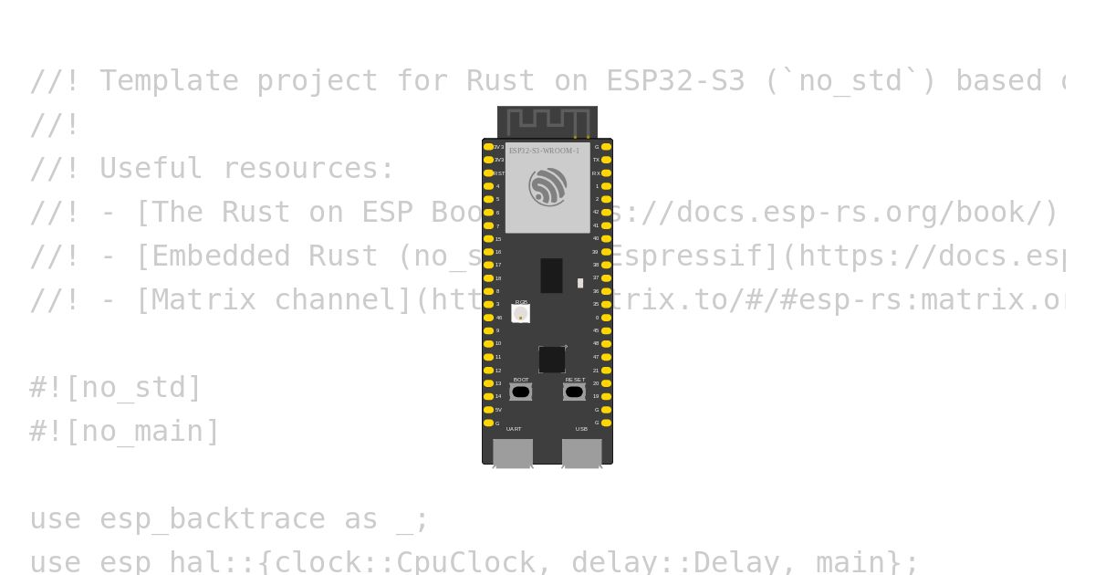 [esp32s3 | rust | no-std ] template simulation