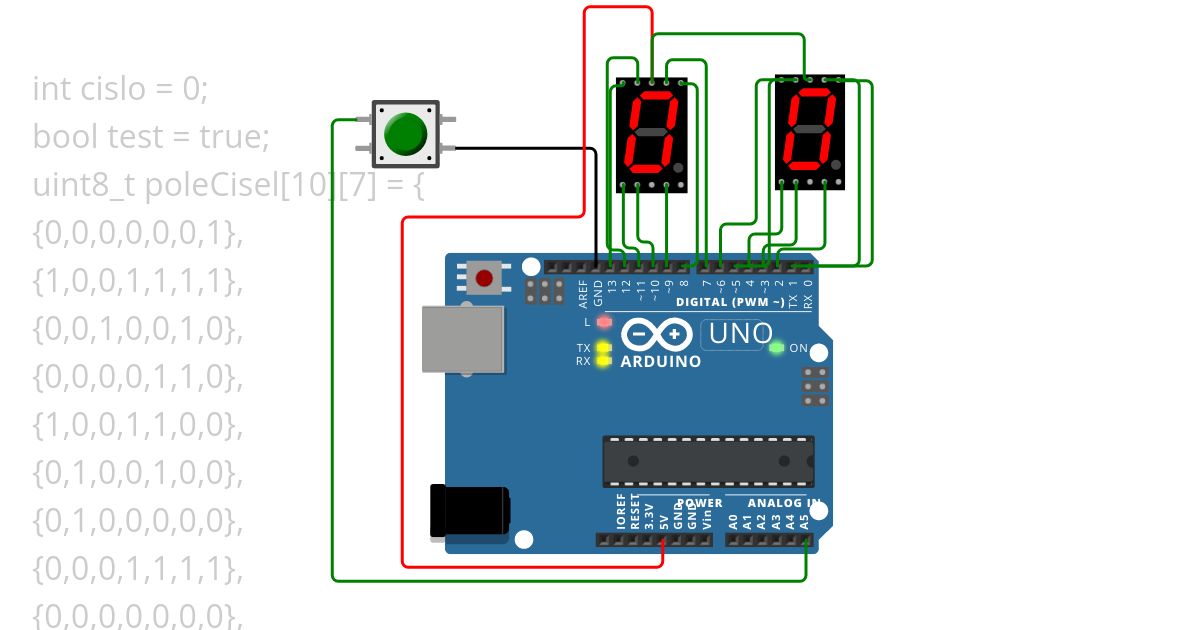 2x7seg_1-99.ino simulation