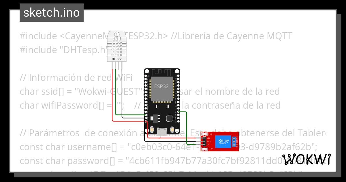 Cayenne Sensor De Temperatura Y Humedad Wokwi Esp Stm Arduino