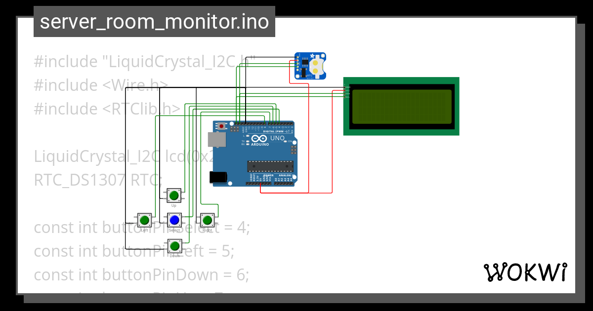 Serverroommonitoring Wokwi Esp32 Stm32 Arduino Simulator 6424