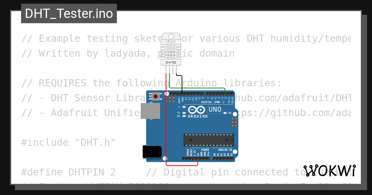 Dht tester ino copy wokwi esp32 stm32 arduino simulator