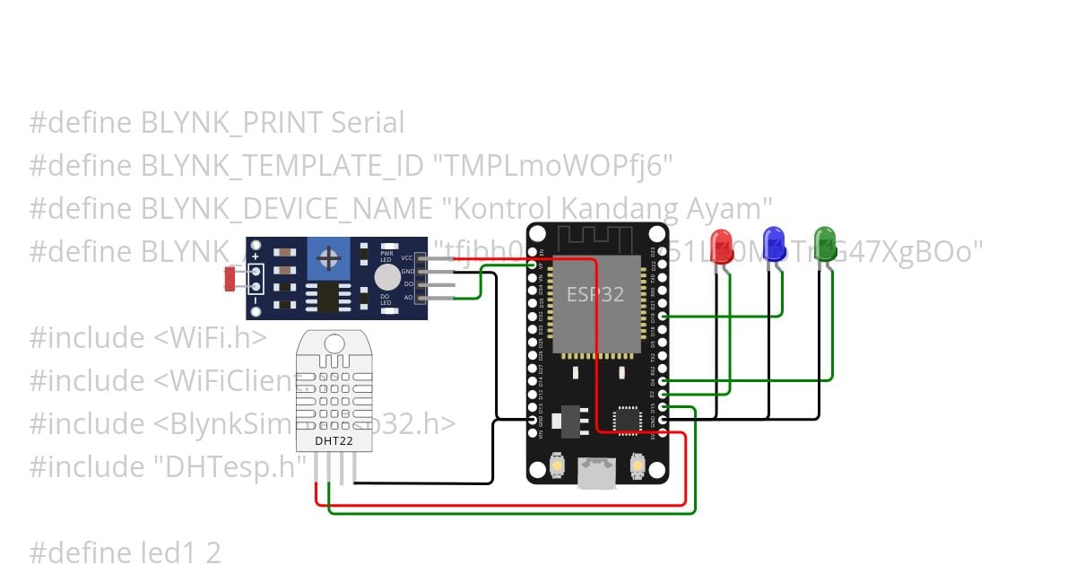 Kontrol Kandang Ayam Blynk.ino simulation