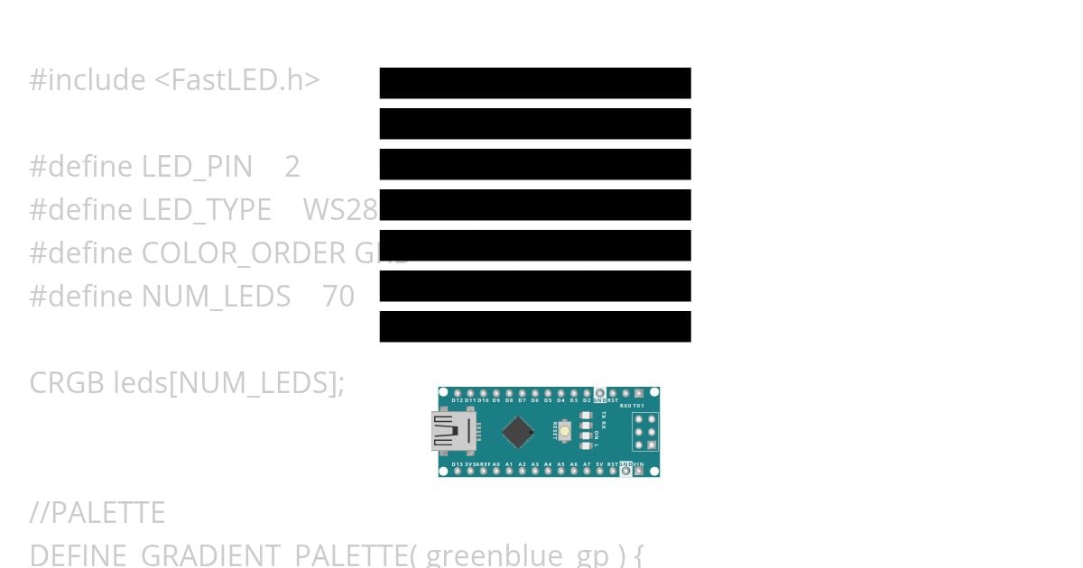 FastLED C0r3nt1 simulation