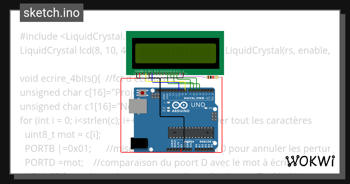 LCD_Programme - Wokwi ESP32, STM32, Arduino Simulator