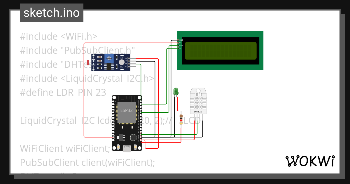 sketch_mtqq_led_on&off_DHT22_光敏電阻_LCD03 - Wokwi ESP32, STM32, Arduino ...