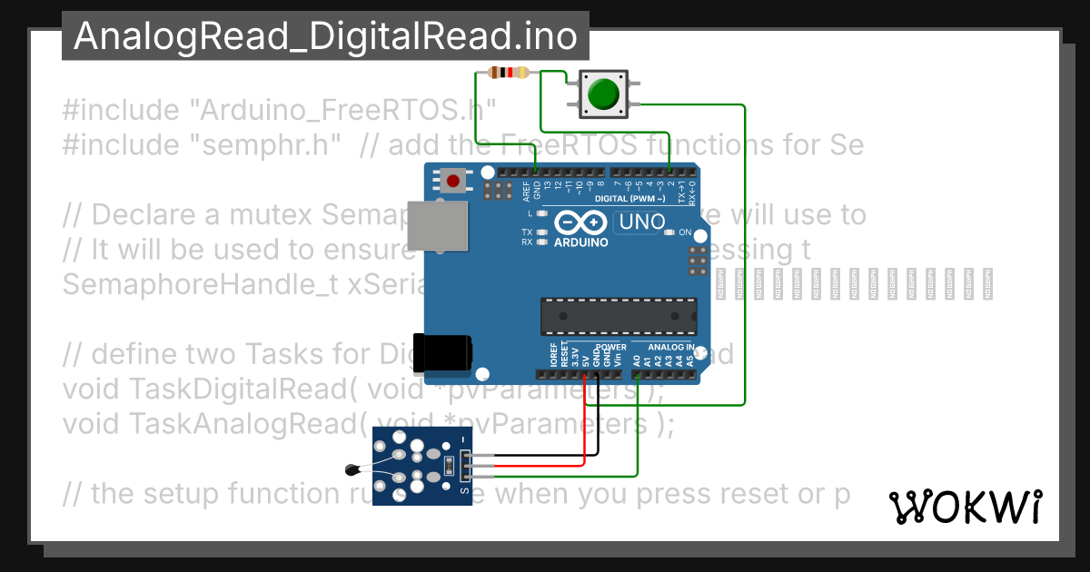 AnalogRead_DigitalRead.ino - Wokwi ESP32, STM32, Arduino Simulator