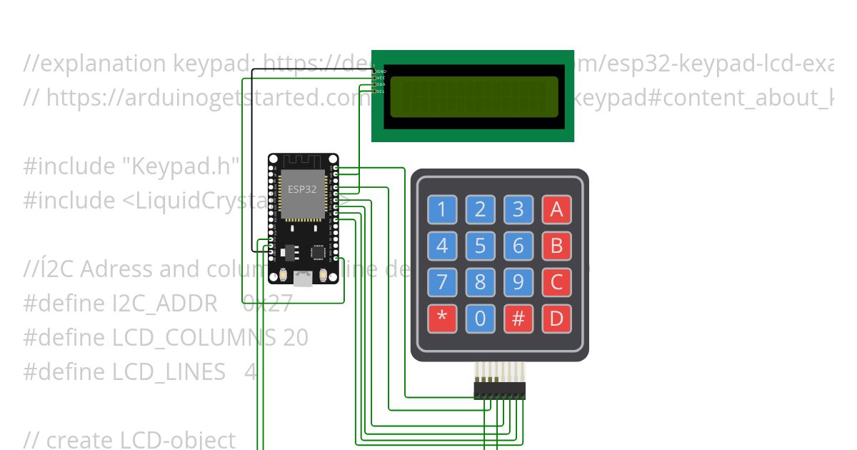 keypad_esp32 simulation