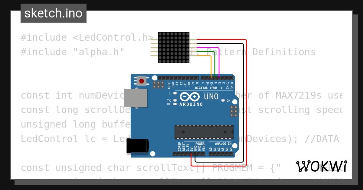 Arduino Max7219 Scrolling Text Code at itupalinteriblog Blog