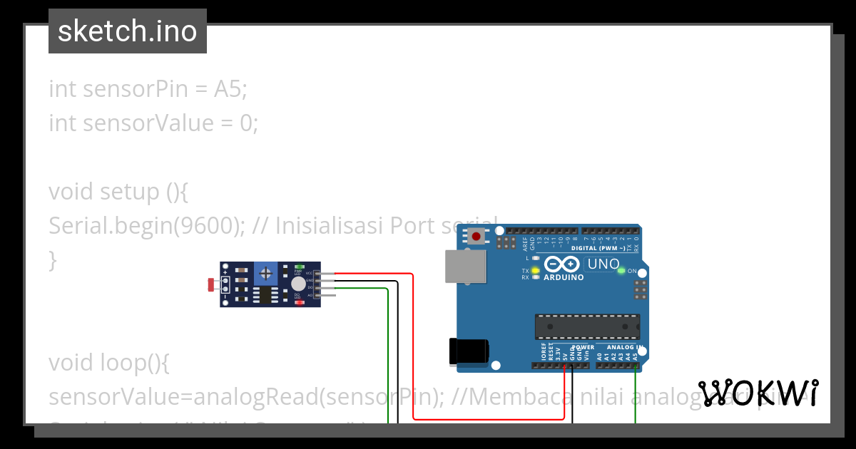 Sensor Cahaya Ldr Sketch Ino Wokwi Arduino And Esp32 