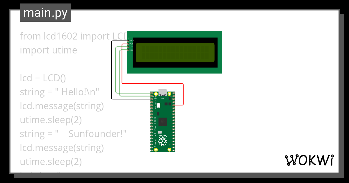 Liquid Crystal Display Wokwi Esp Stm Arduino Simulator