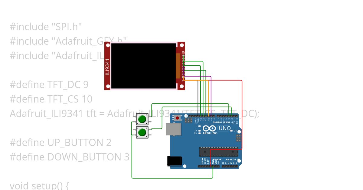 ili9341-menu+buttons.ino simulation