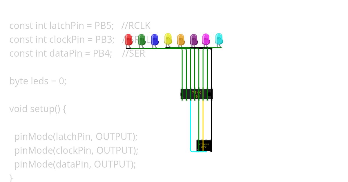 ATTINY85_ShiftReg.ino simulation