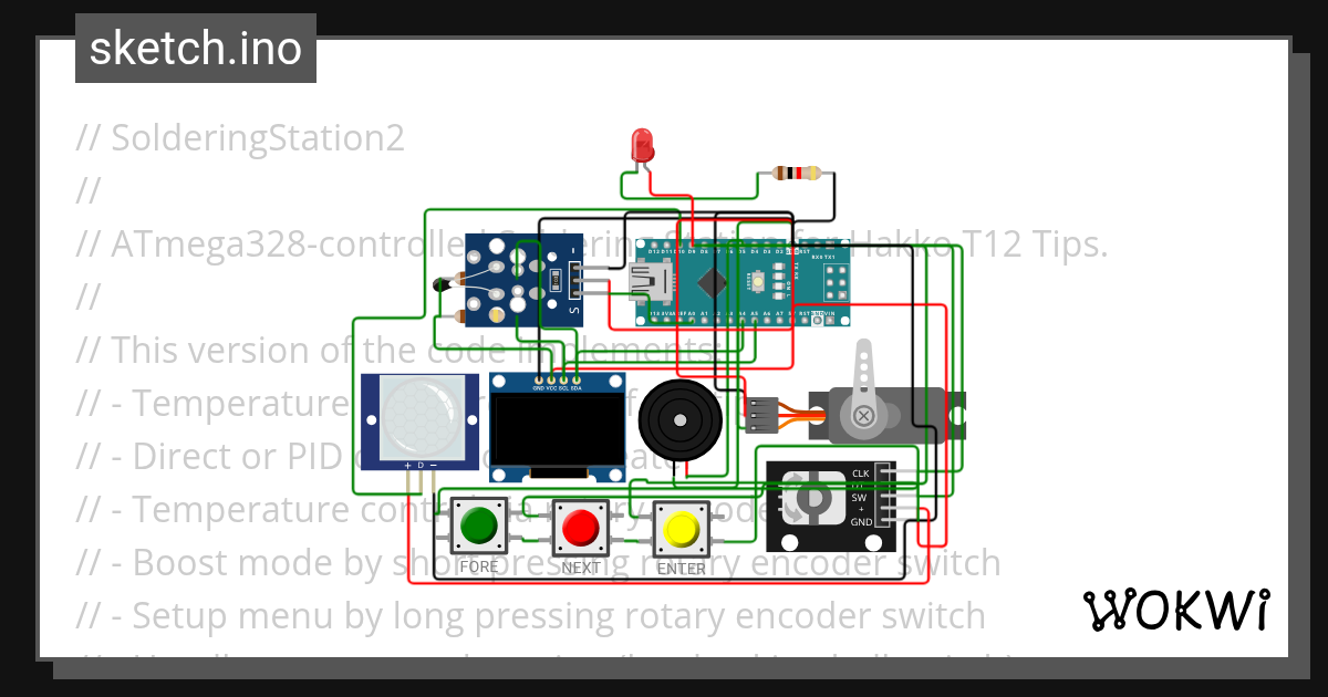 Arduino Nano T12 Control - Wokwi Arduino and ESP32 Simulator