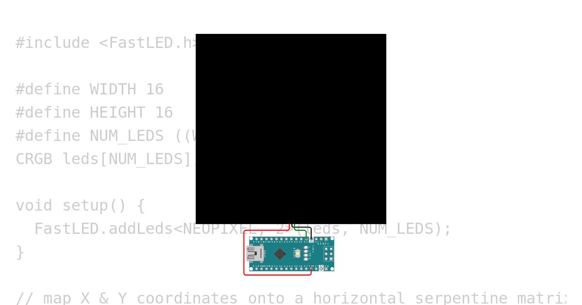 FastLED_polar_coordinates simulation