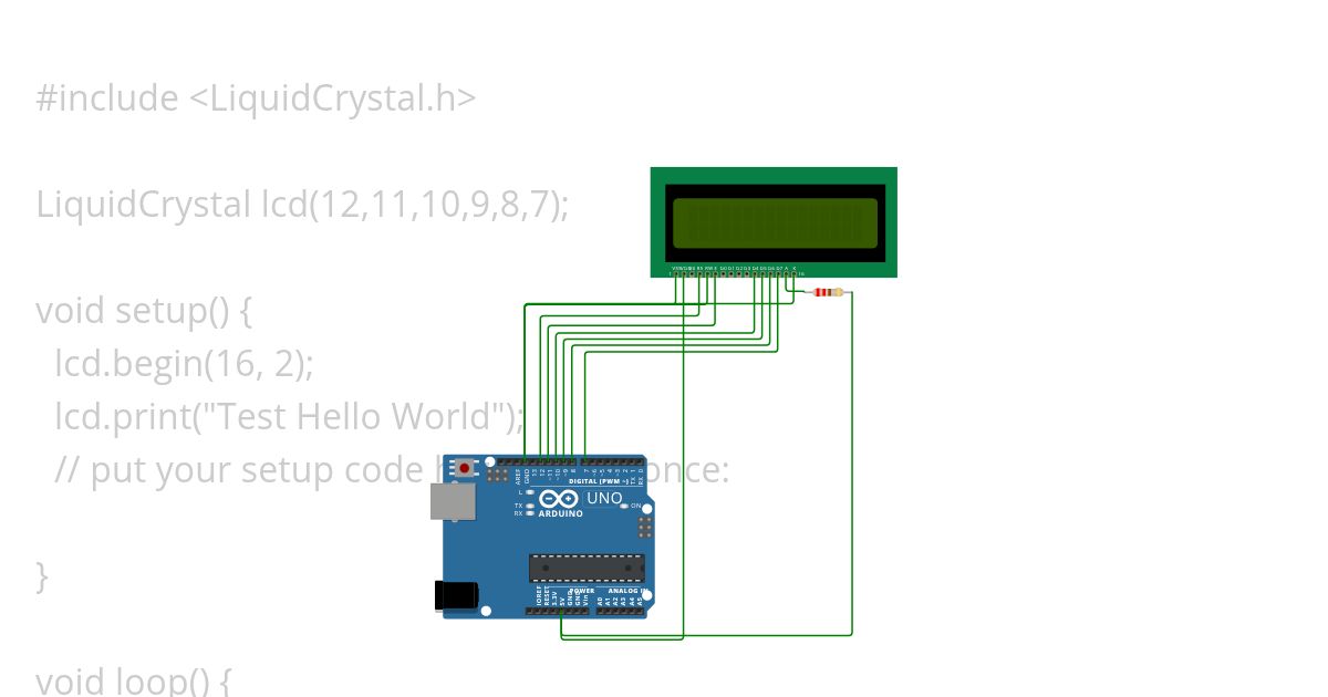 LCD simulation