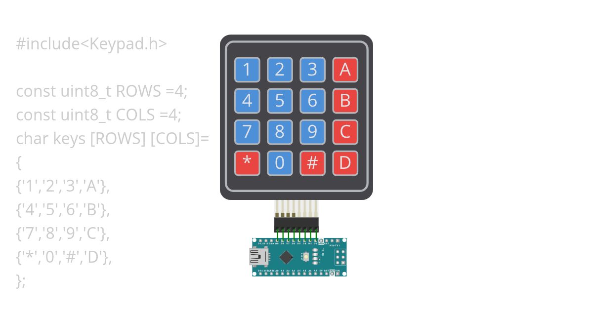 keypad4x4 simulation