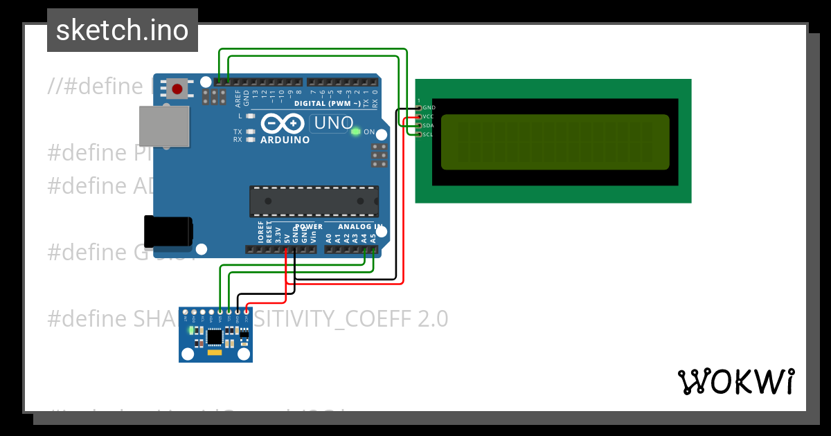 BMX055 - Wokwi Arduino and ESP32 Simulator