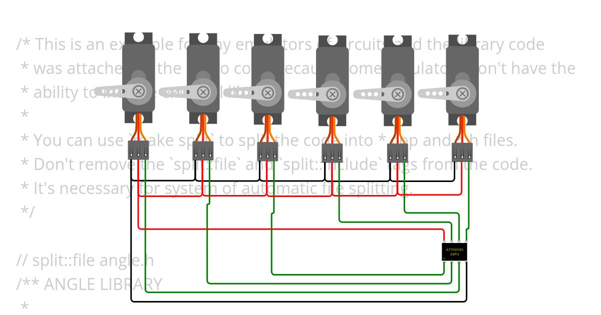 Angle::Servo simulation