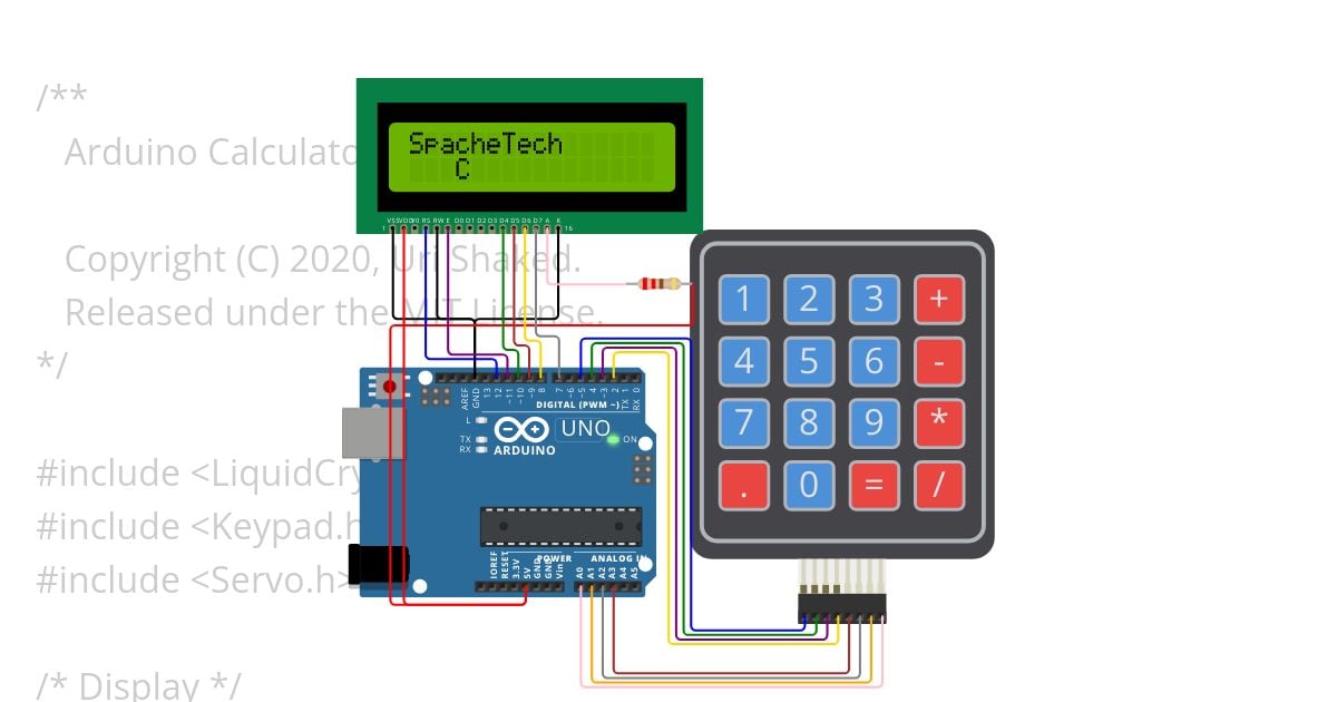 calculator.ino simulation