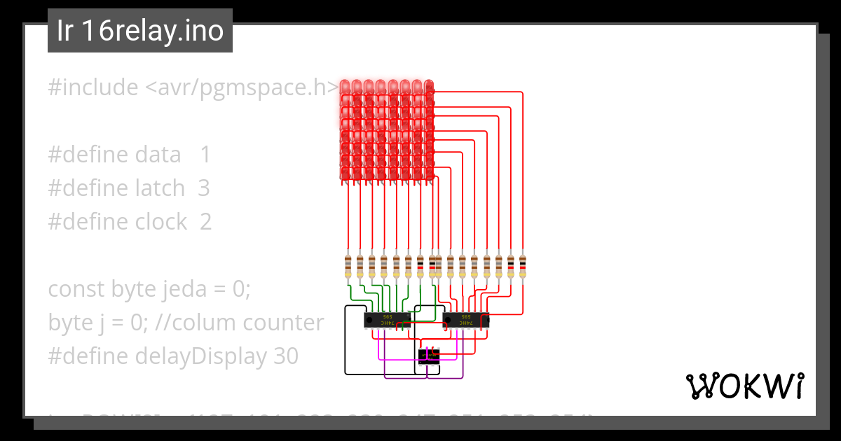 8x8 Tes Copy Wokwi Esp32 Stm32 Arduino Simulator 9700