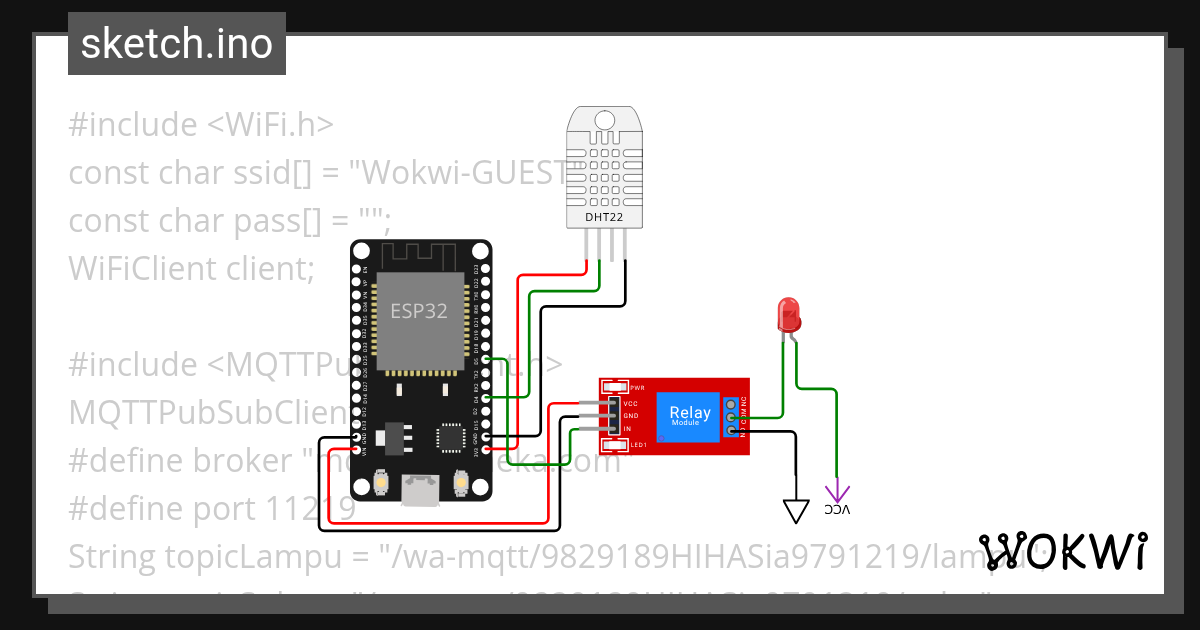 Untitled project - Wokwi ESP32, STM32, Arduino Simulator