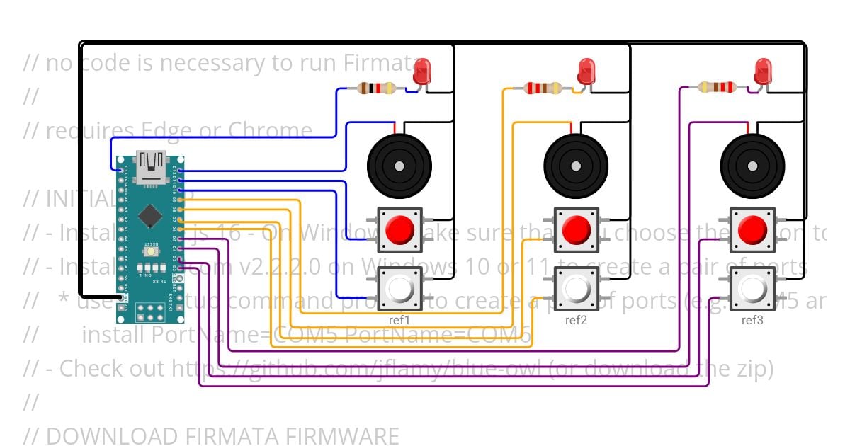 BlueOwl Referees Nano simulation