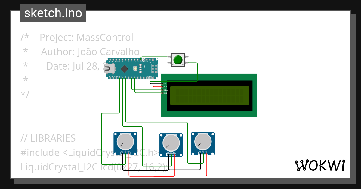Untitled project - Wokwi ESP32, STM32, Arduino Simulator