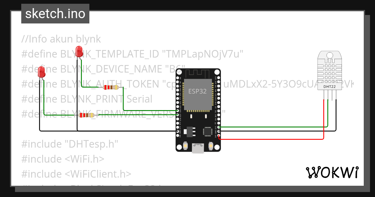 Untitled project - Wokwi ESP32, STM32, Arduino Simulator image.