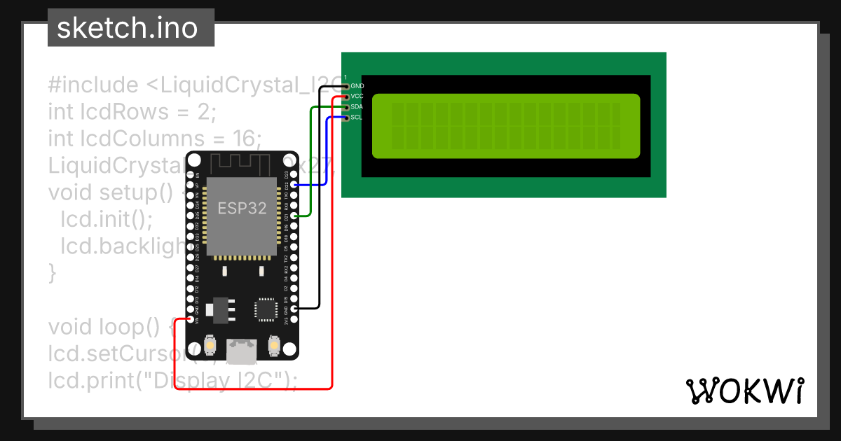 Simular el funcionament d’un display LCD directament o controlat per ...