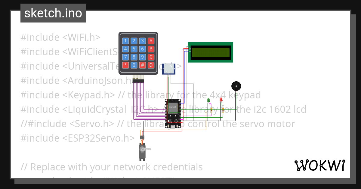 Untitled project - Wokwi ESP32, STM32, Arduino Simulator
