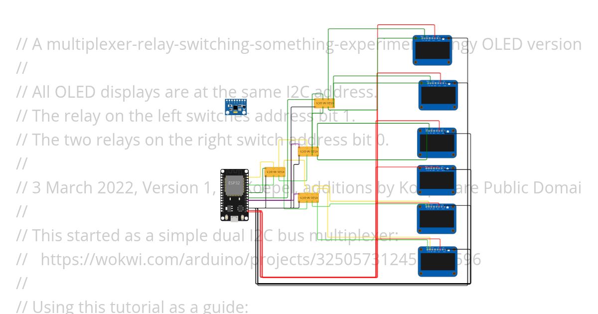 MultiWhatOLED.ino simulation
