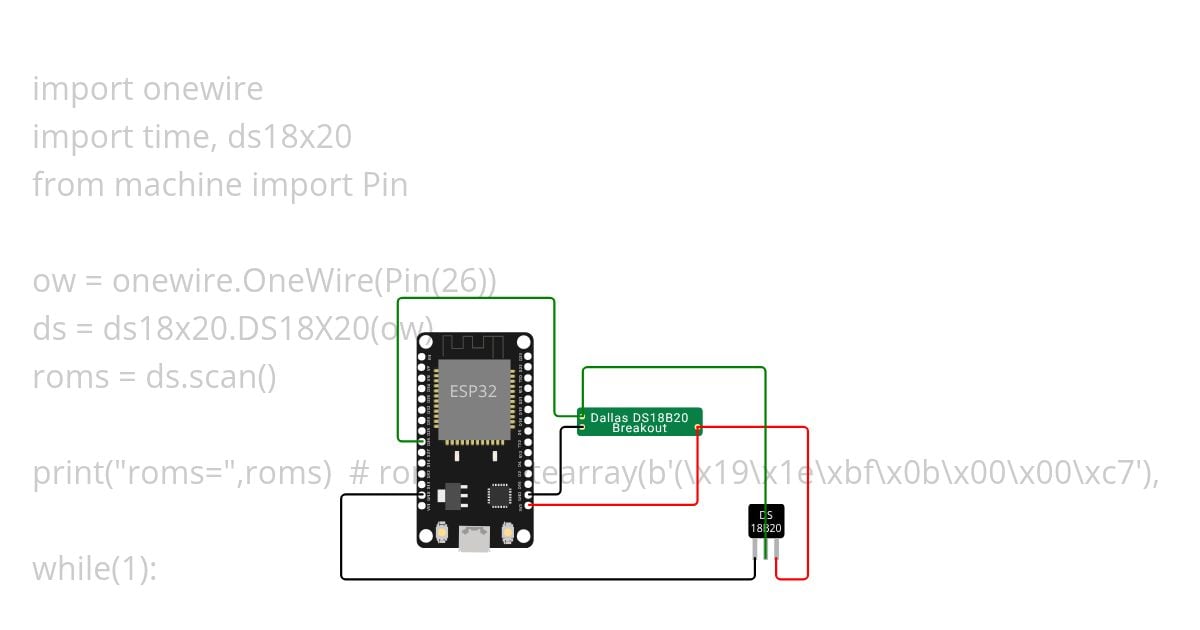 CVOFOCUS RP1 DS18B20 simulation