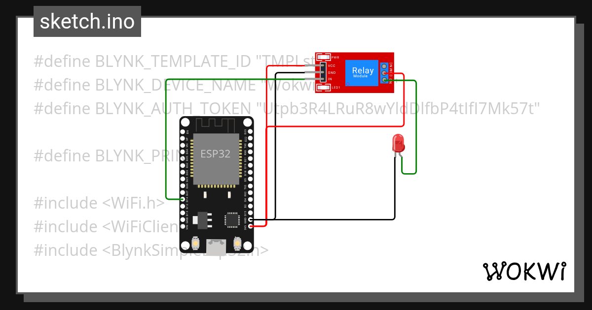 Untitled project - Wokwi ESP32, STM32, Arduino Simulator image.