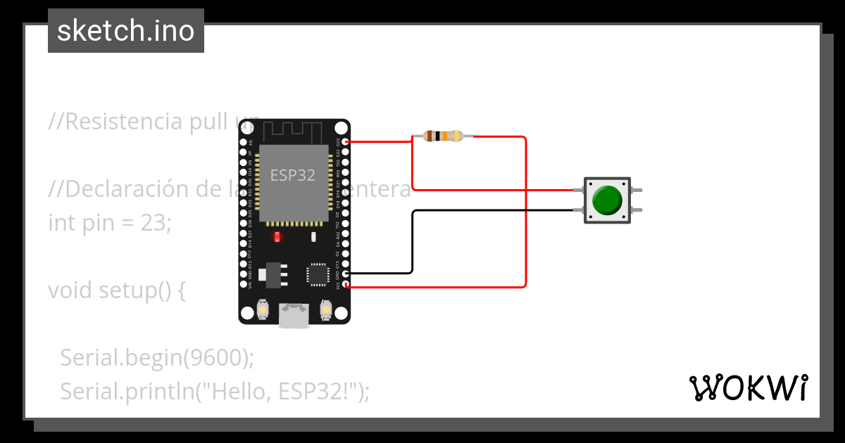 Pr Ctica Resistencia Pull Up Wokwi Esp Stm Arduino Simulator