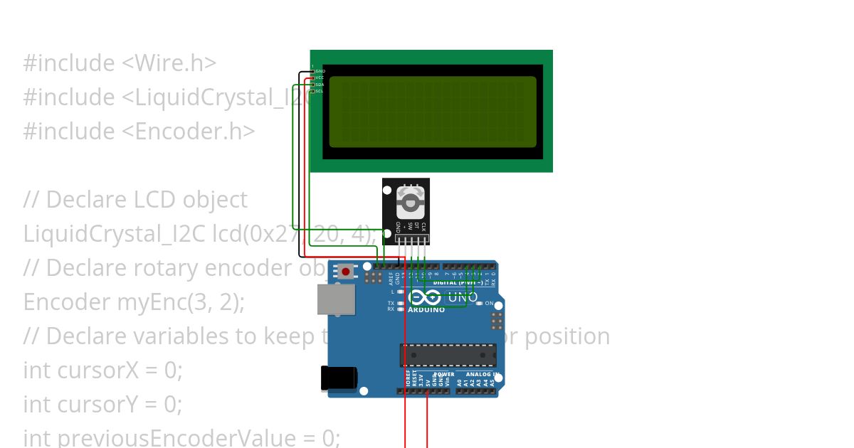 scroll display  simulation