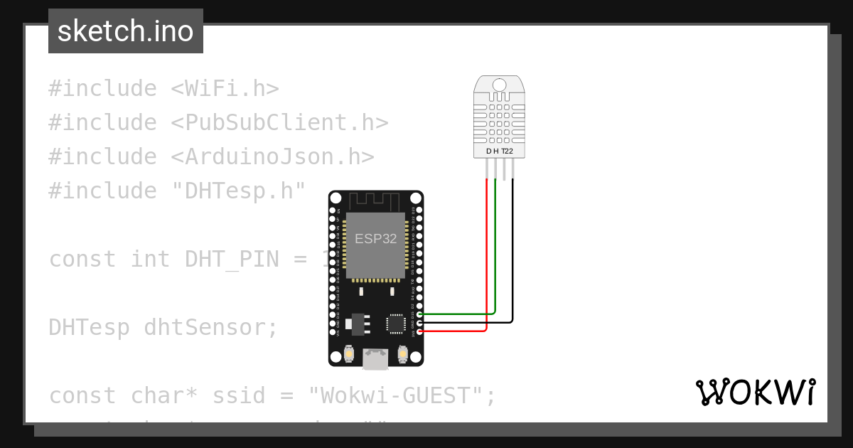 Praktikum 14 3 mttq pub string wokwi esp32 stm32 arduino simulator
