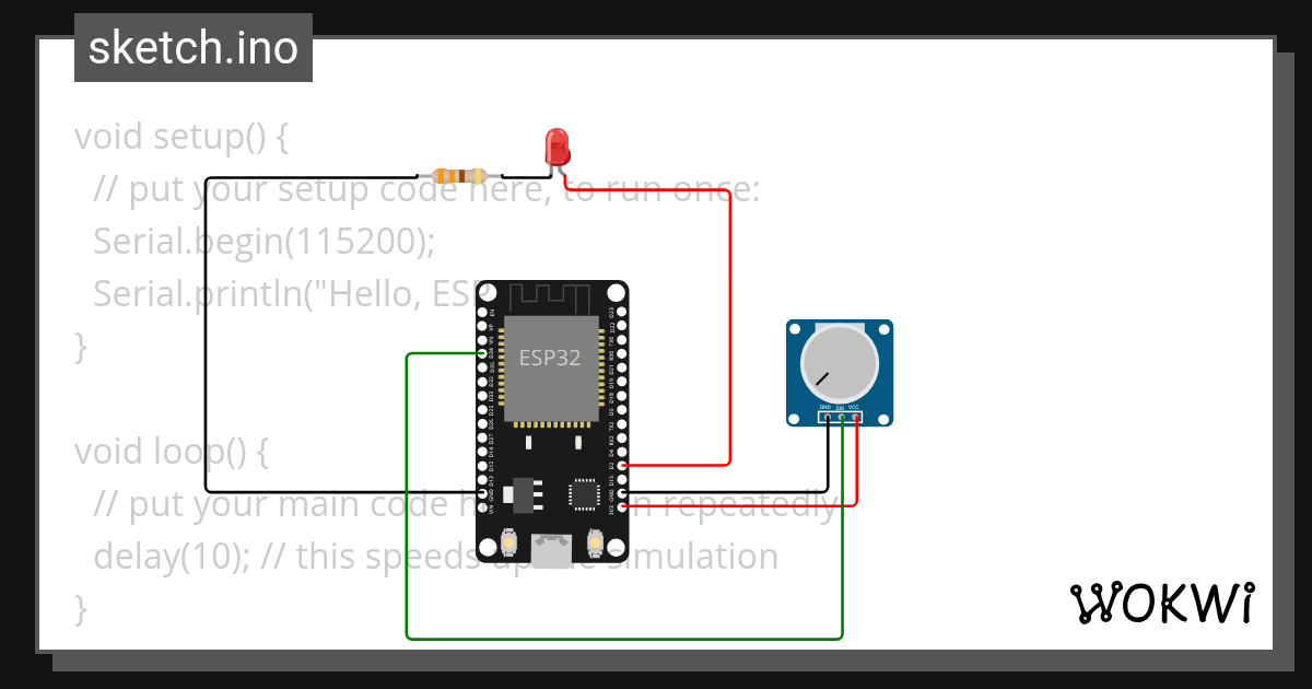 Wokwi Online ESP32 STM32 Arduino Simulator