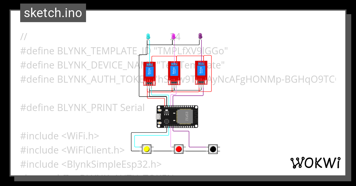 work 7 - Wokwi ESP32, STM32, Arduino Simulator