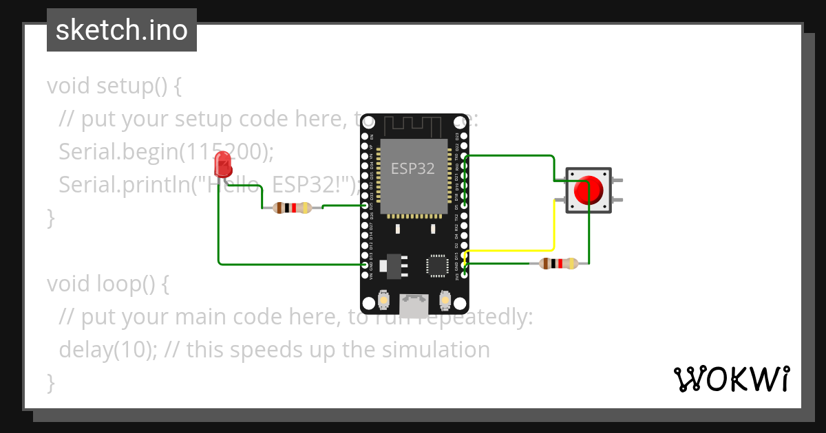 Untitled project - Wokwi ESP32, STM32, Arduino Simulator