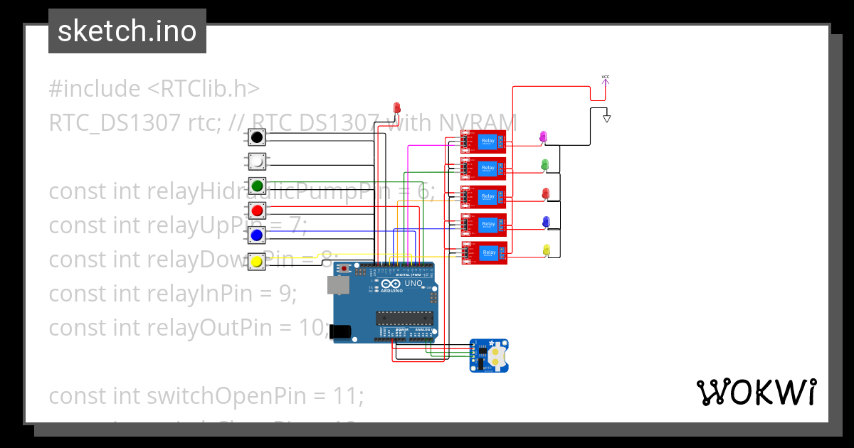 Relays Wokwi Esp32 Stm32 Arduino Simulator 