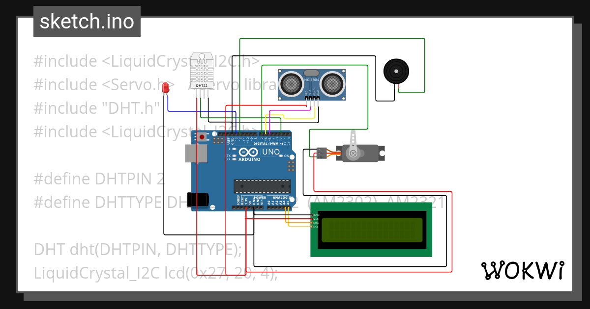 Smart Dusbin - Wokwi ESP32, STM32, Arduino Simulator