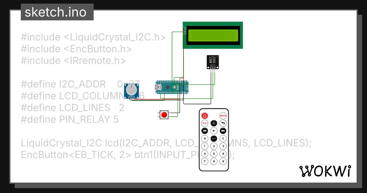 IR_code_checker - Wokwi ESP32, STM32, Arduino Simulator